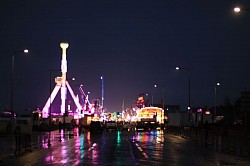 The carnival lights of the links market Kirkcaldy Scotland